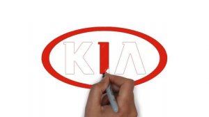 HOW TO DRAW KIA MOTORS LOGO