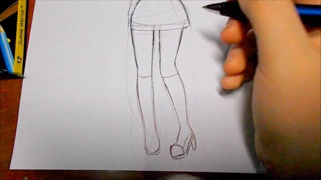 Как нарисовать аниме девочку