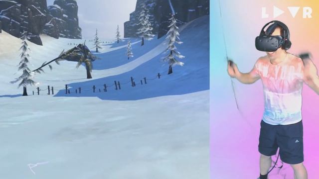 Tim Plays Fancy Skiing VR (HTC Vive) смотреть онлайн