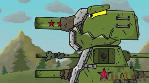 Сила советского стального Монстра КВ-44 - Мультики про танки