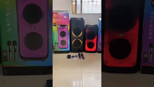 Double 8 inch and double 10 inch Bluetooth speakers