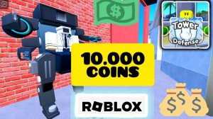 ПОТРАТИЛ 10.000 COINS в TOILET TOWER DEFENSE ROBLOX