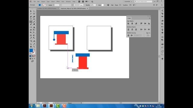 Уроки Иллюстратора. Adobe Illustrator. Урок 16. Выравнивание практика.