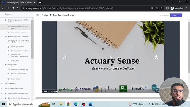 Enroll in our Python and SQL Course designed for Actuaries