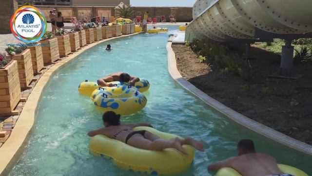 Banana Republic Aqua Park, Russia  Lazy river. Аквапарк Банановая Республика. Россия. Медленная Рек