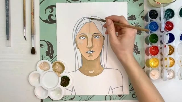 Рисуем портрет смотреть онлайн