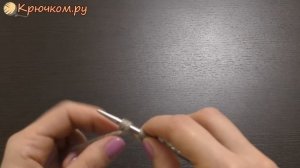 Эластичный набор петель спицами для резинки