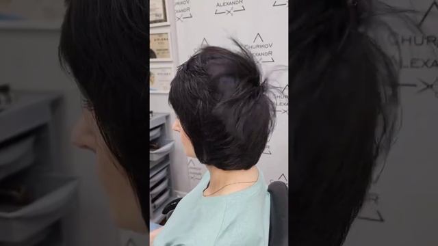 Текстурная стрижка в слоях на среднюю длину. Удобная стрижка .Стрижка без укладки. #beauty #стрижки