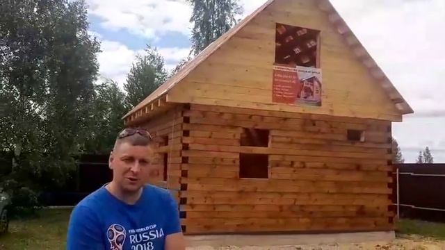 Банька 5 на 5 из профилированного бруса