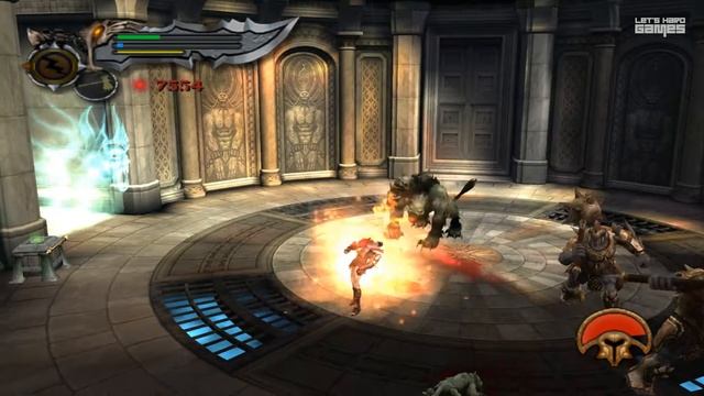 Прохождение God of War 2 HD #16 Жертвоприношение. Западный зал [God/Hard]