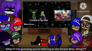 The Ethans React To:Mario Reacts To Nintendo Memes 14 (Ft. SMG4) By SMG4 (Gacha Club)