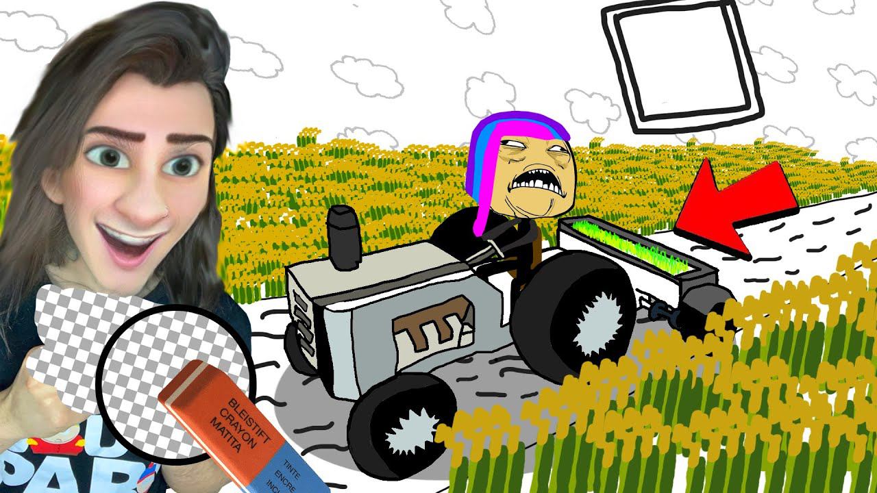 ПОЧЕМУ МОЯ БОЛЬШАЯ ФЕРМА СТАЛА НАРИСОВАННЫМ В МАЙНКРАФТ смотреть онлайн