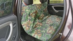 Накидка на заднее сиденье автомобиля защитная универсальная камуфляж.