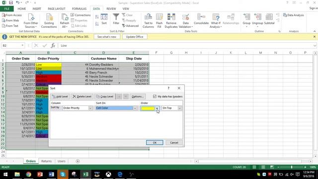 How to Sort by Cell Color, Font Color, or Icon in Excel смотреть онлайн