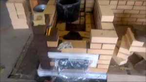 классическая русская печка с подтопком