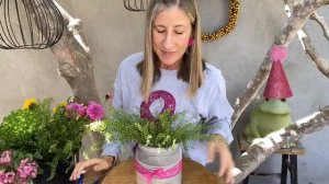 How To Make a Pink-Tober Centerpiece!