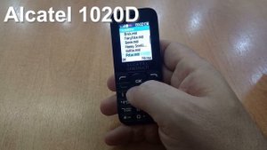 Alcatel 1020D Incoming Call And Ringtones. Входящий звонок и Встроенные Мелодии Звонка (скрипучий)