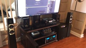 Totem Tribe towers, Primaluna Hp, McIntosh MAC6700