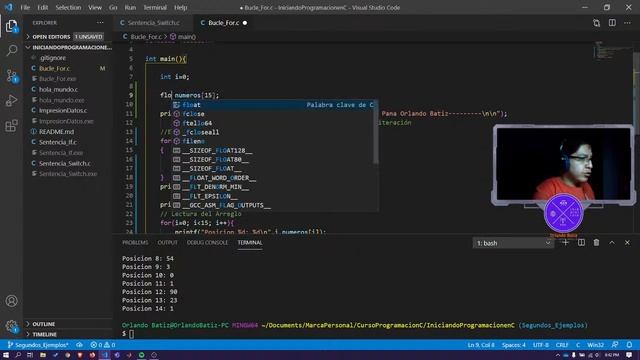 6.- "Ciclo For, haremos Bucles, Arreglos, Branchs en Git" - OrlandoBatiz смотреть онлайн