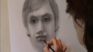 Рисовать портрет, техника рисования СУХАЯ КИСТЬ, Урок 3 (1 ч.). Уроки портрета Татьяны Артыковой