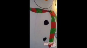 Надувная фигура "Снеговик" 2.1 м.