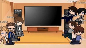 Supernatural reacts to Castiel+other angels\part 1|check the description|