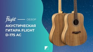 Обзор акустической гитары FLIGHT D-175 AC