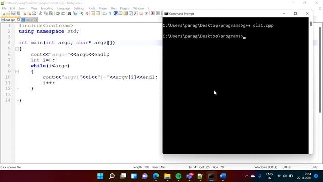 Command Line Arguments in C and C++ with Example | Command Line Arguments in C++ using argc and arg