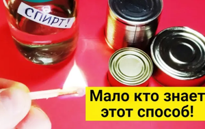 Простейшая спиртовка своими руками на любой случай