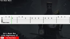 Little Nightmares 2 - Six's Music Box Guitar Tutorial