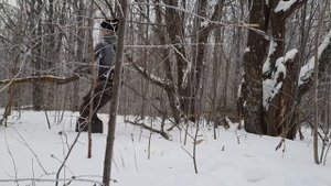 Поход. УАЗ зимой. Тест туристической пилы, топор fiskars X10, огниво от Следопыт. Кормушка для птиц