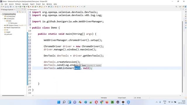 Selenium 4 - Retrieving Chrome Console logs using DevTools (BiDi APIs) смотреть онлайн