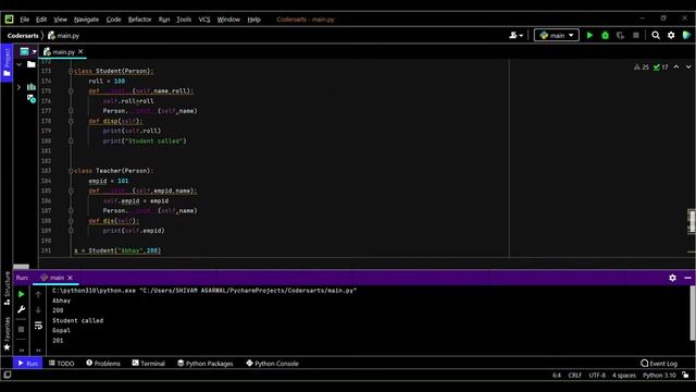 16. Inheritance in Python | Part 2 | OOPs Concepts in Python
