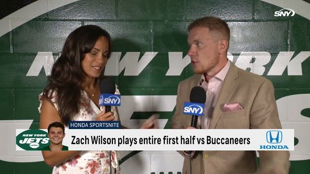 SNY NFL Insider Connor Hughes breaks down Mekhi Becton and the Jets third preseason game | SNY смотреть онлайн