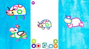 Dancing Animals - Drawing games for kids (iPad, iPhone, Android). Fun game for kids.