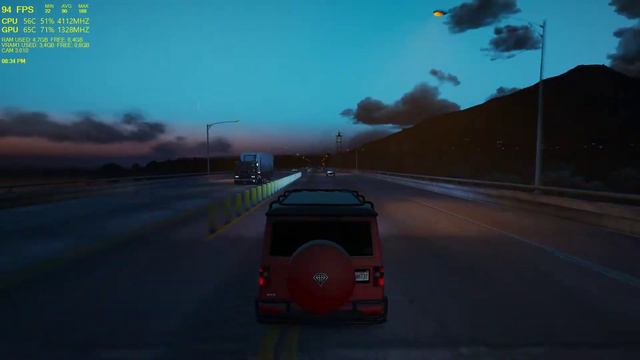 Красивые виды и машины в GTA V (Ultra&MaxFPS) | "Гелик" смотреть онлайн