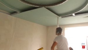 ФИГУРНЫЙ ДВУХУРОВНЕВЫЙ потолок из гипсокартона своими руками