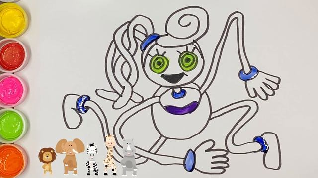 нарисовать длинную ногу мамы для детей / bolalar uchun onaning uzun oyog'ini chizish смотреть онлайн