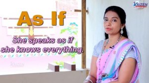 Spoken English Lesson | Usage of As & As If | Grammar Lesson | Kaizen English