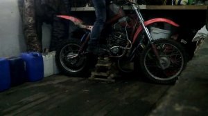 Чезет 250(513)Первый запуск.