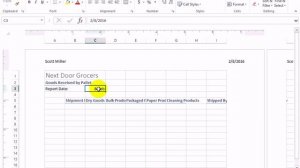 Excel 2013 - Lesson 5 - Cell Entry & Formatting