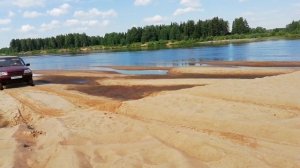 Нива Шевроле Cordiant off road 235/75/R15 2-ая пониженная чуть не сел)))
