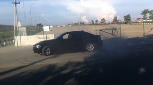 Bmw f30 drift, exhaust. БМВ 320 ф30. Дрифт, звук выхлоп.