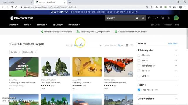 Curso de Unity - Importar assets del Unity Asset Store смотреть онлайн