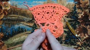 Платье для девочки 3-5 лет, крючком. 1 часть.  Кокетка. Knit a beautiful dress hook.
