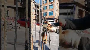 Соединения арматуры для железобетонных колонн (китайский метод)