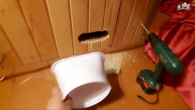 ВЛОГ! Установка напольного кондиционера BALLU, до 16м²//Вывод гофры мобильного кондиционера в стену