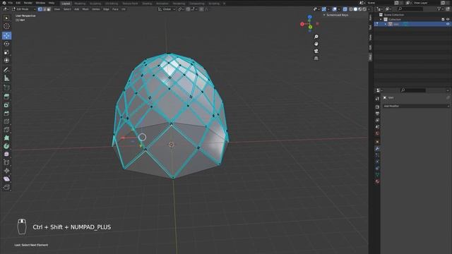 создание красивой чешуйчатой шишки в blender3d смотреть онлайн