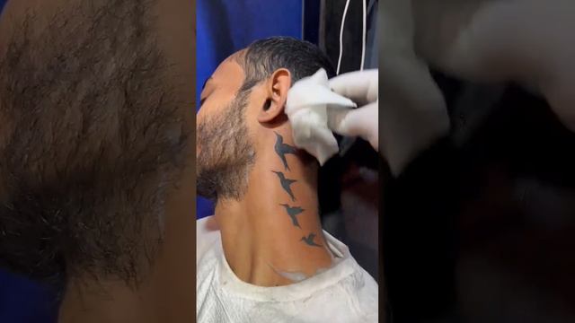 BIRDS tattoo ON NECK смотреть онлайн