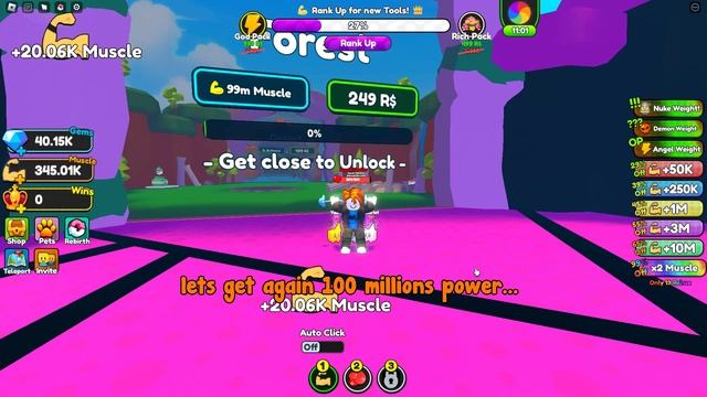 I Spent 50+ Hours To Become A Master In Strong Muscle Simulator Roblox! смотреть онлайн